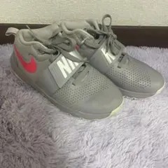 Nike Team Hustle シューズ 25cm グレー/ピンク
