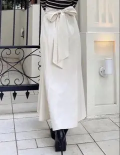 リゼクシー　ハイウエスト　マーメイドスカート　ロングスカート　バックリボン