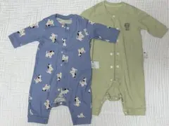 UNIQLO 長袖ロンパース 60サイズ 2枚セット