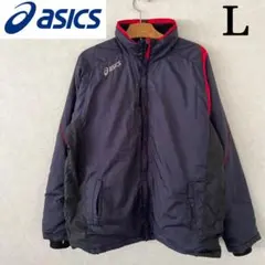 【美品】asics ウィンドブレーカー　裏起毛　フリース　ジャンパー　ジャージ
