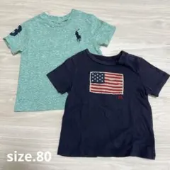 ポロ・ラルフ・ローレン Tシャツ 2枚セット