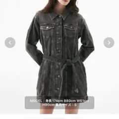 TOMMY JEANS ロングスリーブトラッカー ワンピース