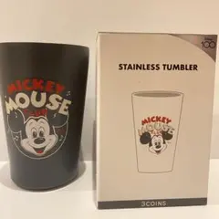 新品☆3COINS ミッキーマウス ステンレスタンブラーディズニー100周年