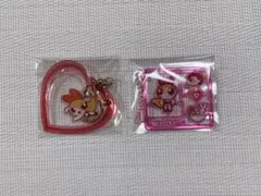パワーパフガールズ　ブロッサム　プラスチックモデルキーホルダー
