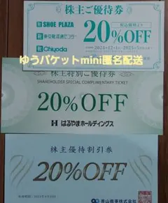 青山商事、チヨダ株主優待券