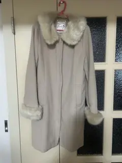 REGENCE ロングコート アルパカ 裏地総柄 ベージュ - メルカリ
