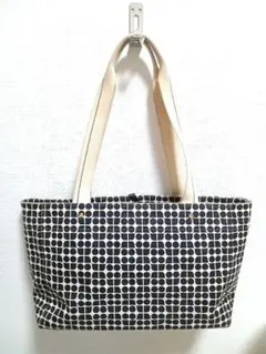Kate Spade トートバッグ 総柄 ブラック ホワイト