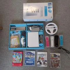 Nintendo Wii 本体 + ゲームソフト4本セット