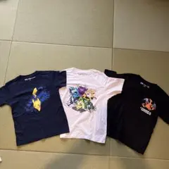 ユニクロ ポケモン Tシャツ 3枚セット 140cm