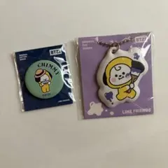 BT21 CHIMMY キーホルダー 缶バッジ セットのサムネイル