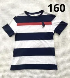 POLO RALPH LAUREN ビッグポニー ストライプTシャツ 160