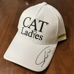 プロゴルフ レディース 女子ゴルフ プロ 帽子 原英莉花 サイン入り