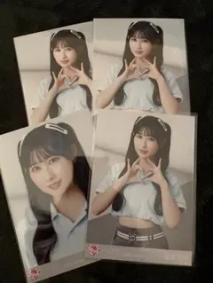 =LOVE 山本杏奈 イコラブ　生写真　ポロシャツ ファミマ オリジナルヘアゴム