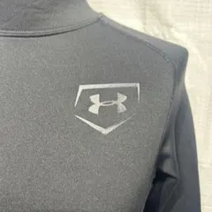 Under Armour ベースボールアンダーシャツ ハイネック 黒 SMサイズ