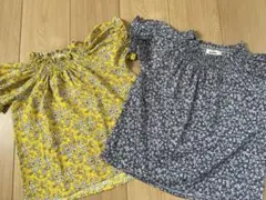 PAIR MANON 花柄半袖ブラウス120サイズ