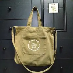 SHOO-LA-RUE キャンバス ショルダーバッグ カーキのサムネイル