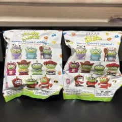 新品トイストーリー　エイリアン　ソフビパペットマスコット　リトル・グリーン・メン