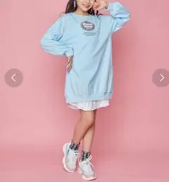 JENNI LOVE ワンピース 水色 140㎝ 薄手