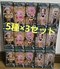 ワンピース　ワールドコレクタブルフィギュア　親子の血筋Ⅲ ワーコレ　コンプセットのサムネイル