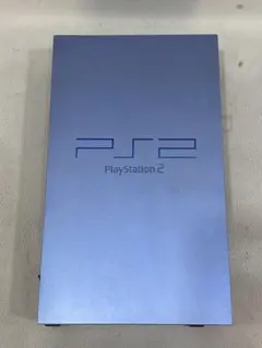 H5E842☆ アクアブルーPlayStation2本体　SCPH-39000
