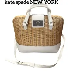 新品】kate spadeケイトスペード カゴバッグ アルマジロ - メルカリ
