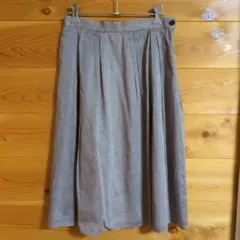 HUMAN WOMAN グレー プリーツスカート S