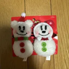 東京ディズニーリゾート 雪だるま ヘアポニー