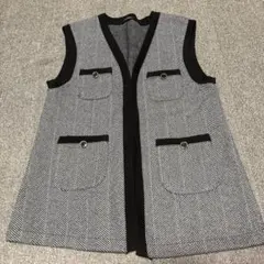 w closet ★ヘリンボーンジャケットベストFサイズ