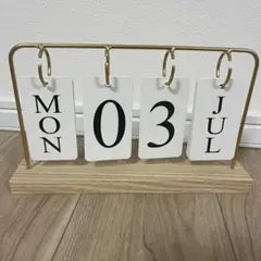 結婚式 ウェルカムスペース　卓上カレンダー