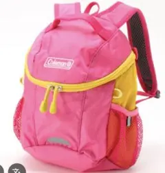 Coleman ピンクイエローメッシュリュック
