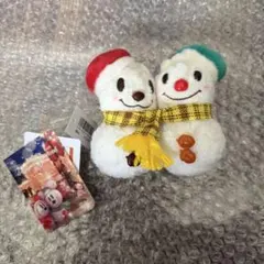 東京ディズニーリゾート スノースノー チップとデール ぬいぐるみバッジ ぬいバ