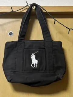 Polo Ralph Lauren ブラックトートバッグ