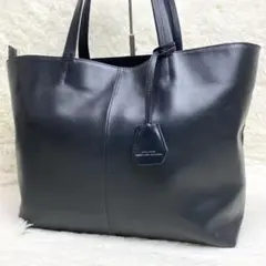 美品　グリーンレーベルリラクシング ファンクショナルレザートート　A4 ネイビーのサムネイル