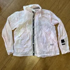 adidas ウィンドブレーカー L 薄いピンク色