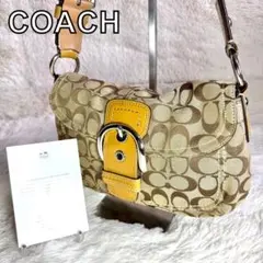 コーチ　ソーホー ワンショルダーバッグ 肩掛け　シグネチャー　キャンバス