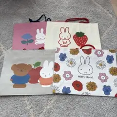 ミッフィーショップ袋4枚セット