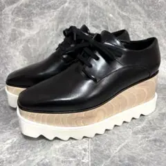 ⭐︎ステラマッカートニー⭐︎ エリス　プラットフォーム　シューズ　ブラック　黒　37