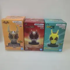 仮面ライダー BIGサイズソフビマスクディスプレイ ゼロワン、オーズ