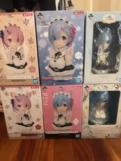 バラ売可　リゼロ　アートスケール　6体セット