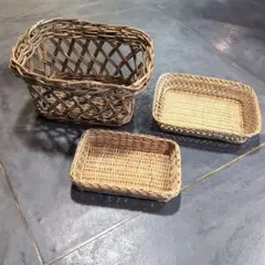 アラログ製バスケット3点セット