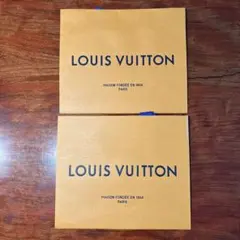 LOUIS VUITTON ショップ袋 オレンジ色 小型