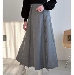 ツイードフリンジフレアスカート[tw1113]