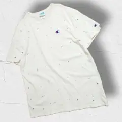 Champion チャンピオン ペイントTシャツ ペンキプリント