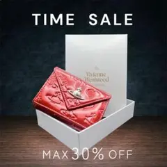 Vivienne Westwood ミニ財布 三つ折り 赤 レッド 新品未使用