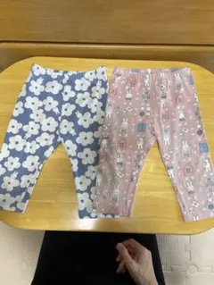 ユニクロ　五分丈レギンス　ミッフィー 110cm 2枚セット