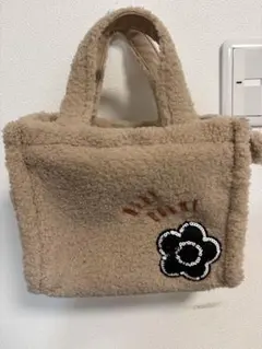 マリークワント ボア スパンコール バッグ