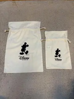 Disney Store ミッキー 収納袋2点セット