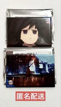 冨岡義勇　全方位コレクション缶バッジ　2点セット