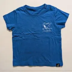 UNIQLO 90cm PEANUTS コラボTシャツ ブルー スヌーピー