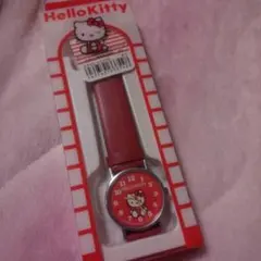 未開封新品！シチズンレトロハローキティ腕時計♪赤♪初期キティ